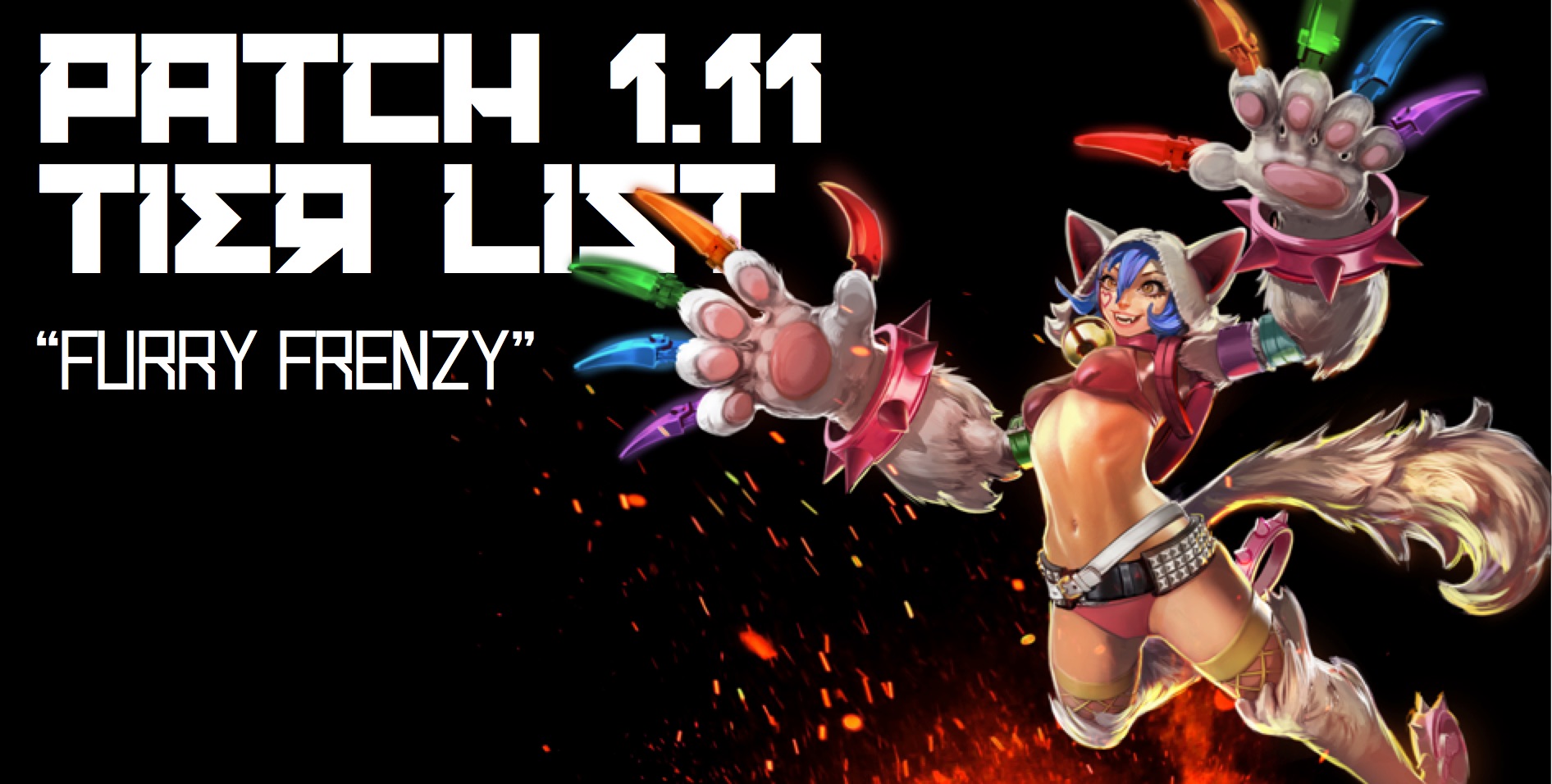 Patch 1.11 tier list banner