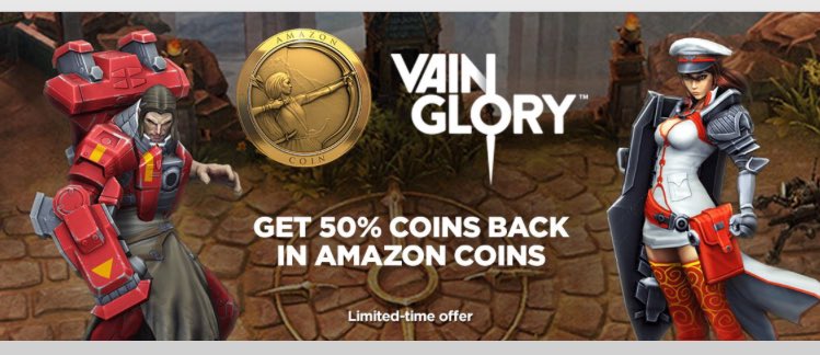 Vainglory and Amazon Coin deal